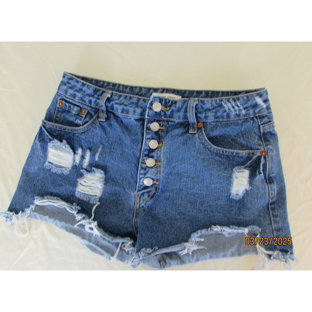 Hammer‎ Jeans Distressed Ladies Shorts Sz L